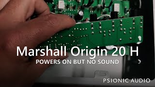 Marshall Origin 20 H  Powers On But No Sound [upl. by Oca330]