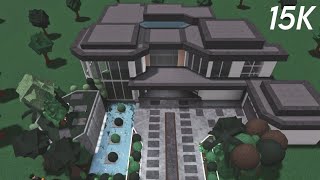 Roblox  Bloxburg 15k Botanical Modern Mansion NO LARGEPLOT [upl. by Loftis]