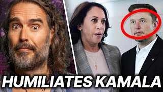 Kamala Harris Humiliated as Elon Musk Notices This About Her amp Dems [upl. by Ttebroc]