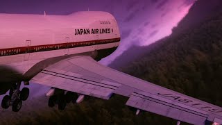 Japan Airlines Flight 123  Crash Animation [upl. by Amil]