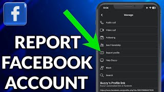 How To Report Someone Facebook Account [upl. by Denise186]