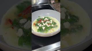 Spinach Feta Sundried tomatoes and egg white wrap highproteinbreakfast healthyrecipes recipes [upl. by Jarlath]