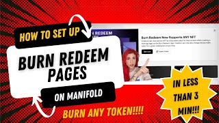 How To Create a BURNREDEEM Page on Manifold For ANY Token [upl. by Jack842]