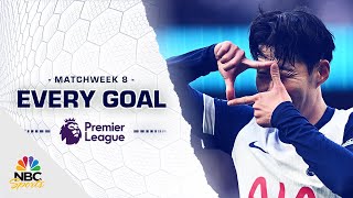 Every Premier League goal from Matchweek 8 202425  NBC Sports [upl. by Rai603]