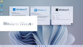 How To Get Modern Winver In Windows 11 [upl. by Ecydnarb]