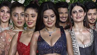 Celebrities arrives at DMF Grand Diwali Party 2024  Munawar Faruqui Avneet Kaur Shivangi Joshi [upl. by Thirion]