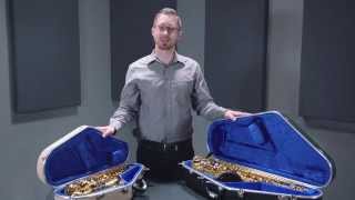 Hiscox Cases Pro II Series Alto and Tenor Sax Shell Case [upl. by Zondra167]