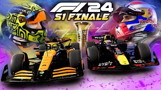 F1 24 CAREER MODE Season One FINALE Title Decider Lando v Max Who Will WIN Part 24 [upl. by Dag]