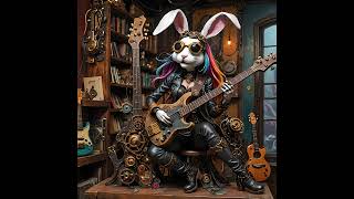 Steampunk bunny on the shelf [upl. by Dayna]