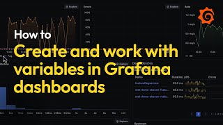 How to Create and Work with Variables  Grafana [upl. by Hailat117]