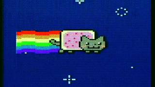 Fit Nyan Cat for Sinclair QL [upl. by Dawn]