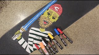 Lightsaber Griptape Art Time Lapse [upl. by Naryt428]