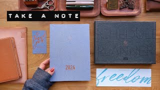 2024 PLANNER ✷ TAKE A NOTE A5 unboxing amp flipthrough [upl. by Leber585]