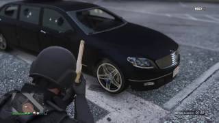 Gta 5 online HVY Insurgent vs turreted limo test [upl. by Annairoc]