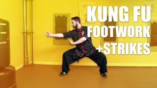 Choy Li Fut Kung Fu  Basic Strikes  Choy Li Fut Footwork [upl. by Ginni585]