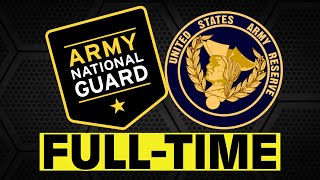 ARMY NATIONAL GUARD RESERVE FULL TIME POSITIONS [upl. by Iel]