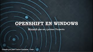 OpenShift en Windows con MiniShift [upl. by Ferwerda]