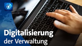 DigitalGipfel Nachholbedarf bei Digitalisierung der Verwaltung [upl. by Innad296]