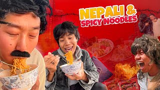 Spicy Noodle Eaters  Jerry Limbu [upl. by Ynnek515]