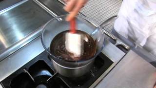 How to melt chocolate over a bain marie [upl. by Schnurr]