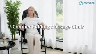 COMFIER Folding Massage Chair Review Shiatsu Heat amp FullBody Relief Anywhere [upl. by Rebeca]