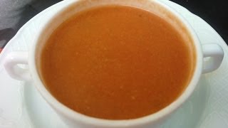 GAZPACHO ANDALUZ RECETA DE COCINA COCINA FACIL [upl. by Annavas951]