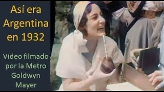 Video de ARGENTINA a inicios del siglo XX EN COLORES  BUENOS AIRES 1932 Historia documental [upl. by Neneek178]