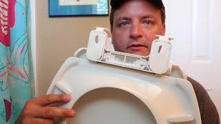 Installing New American Standard Toilet Seat [upl. by Karin]