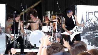 Alesana  Apology Live  Warped Tour 2010  Tinley Park Illinois Chicago Illinois [upl. by Ezarras936]