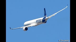 Airbus A3501000 FWMIL Touch amp Gos  Clermont Auvergne Airport [upl. by Junno141]