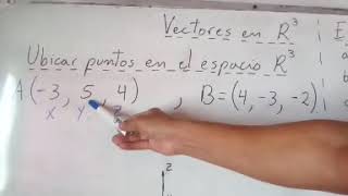 Vectores en R³ [upl. by Arretak]