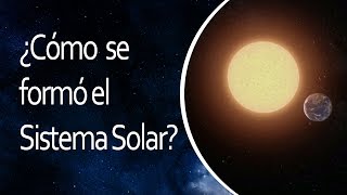 ¿Cómo se formó el Sistema Solar 💡 El Universo en 1 Minuto [upl. by Annavoj]