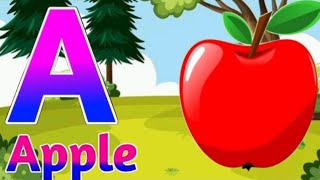 A for apple  अ से अनार  abcd phonics song  a for apple b for ball c for cat  abcd song  abcde [upl. by Dayiz]