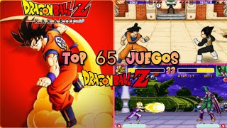 TOP 65 JUEGOS OFICIALES DE DRAGON BALL QUE PUEDES JUGAR EN ANDROID [upl. by Zetta]