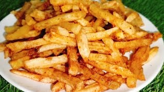 FRENCH FRIES crispy French fried potatoes recipe cooking  finger chips  easy snacks [upl. by Mose]