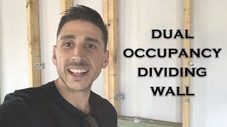 Dual Occupancy Dividing Wall  Site Visit Episode 119 [upl. by Grissel]