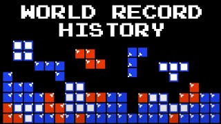 The History of Tetris World Records [upl. by Maril]