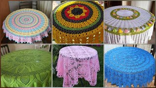 DIY Crochet Round Tablecloth PatternCrochet TablemateWoolen TableclothWoolen Tablemate [upl. by Hibbert656]