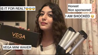 VEGA MIGHTY MINI HAIR WAVER  HONEST REVIEW  UNBOXING [upl. by Hgielyak14]