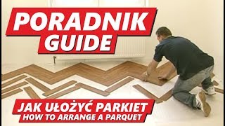 PARKIET w Jodełkę JAK ułożyć Parkiet z paneli samemu Układanie PODŁOGI PARKIETU deski herringbone [upl. by Karie946]