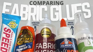 Which Fabric Glue is the Best In Depth Review 2024 Testing Fabrics Consistency Strength [upl. by Nuahsar]