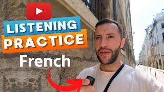 Easy French in Paris Listening Practice  Episode 9 FREN Subtitles Native French listening [upl. by Nuhsal]