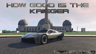 Is The KRIEGER Any Good GTA Online Timed Test [upl. by Ambros]