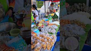 The layout of the salad shop has a lot of ingredients in Thailand streetfood Shorts [upl. by Colton]