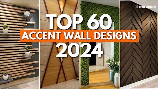 Top 60 Accent Wall Ideas 2024  Latest Wall Decoration Ideas  Accent Wall Light Design [upl. by Dennard]