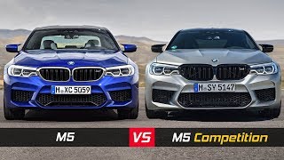 2019 BMW M5 Vs M5 Competition ► See The Differences [upl. by Aw]