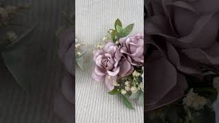 Rinlong Corsage and Boutonniere Set Dusty Pink corsage [upl. by Yessak]