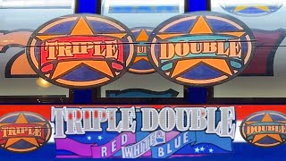 Classic Old School Triple Double Red White amp Blue 3 Reel Slot [upl. by Spenser631]