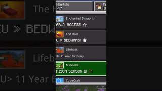 what server to play minecraft on [upl. by Tnias]