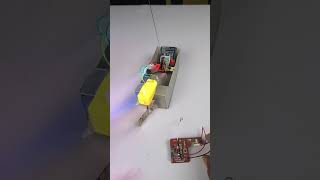 Rc Remote Control Boat Prototype • 8th Class School Science Project shorts diy remotecontrol [upl. by Ellehsal]